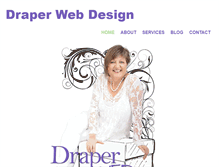 Tablet Screenshot of draperwebdesign.com
